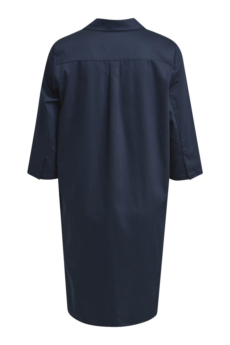 Milano Hemdblusenkleid dunkelblau