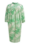 Milano Hemdblusenkleid mit Print grün