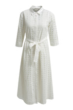 Milano Kleid mit Lochstickerei
