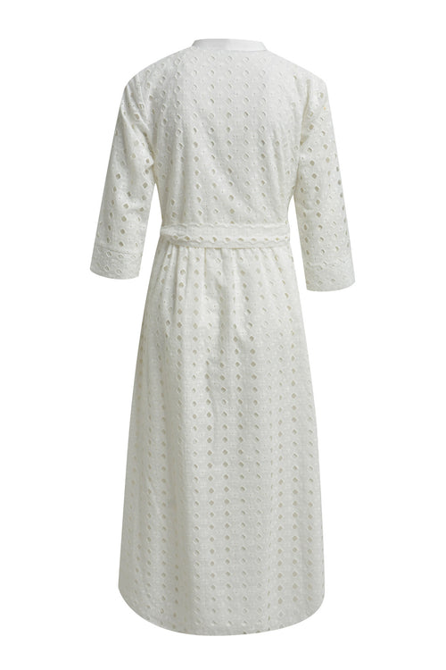 Milano Kleid mit Lochstickerei
