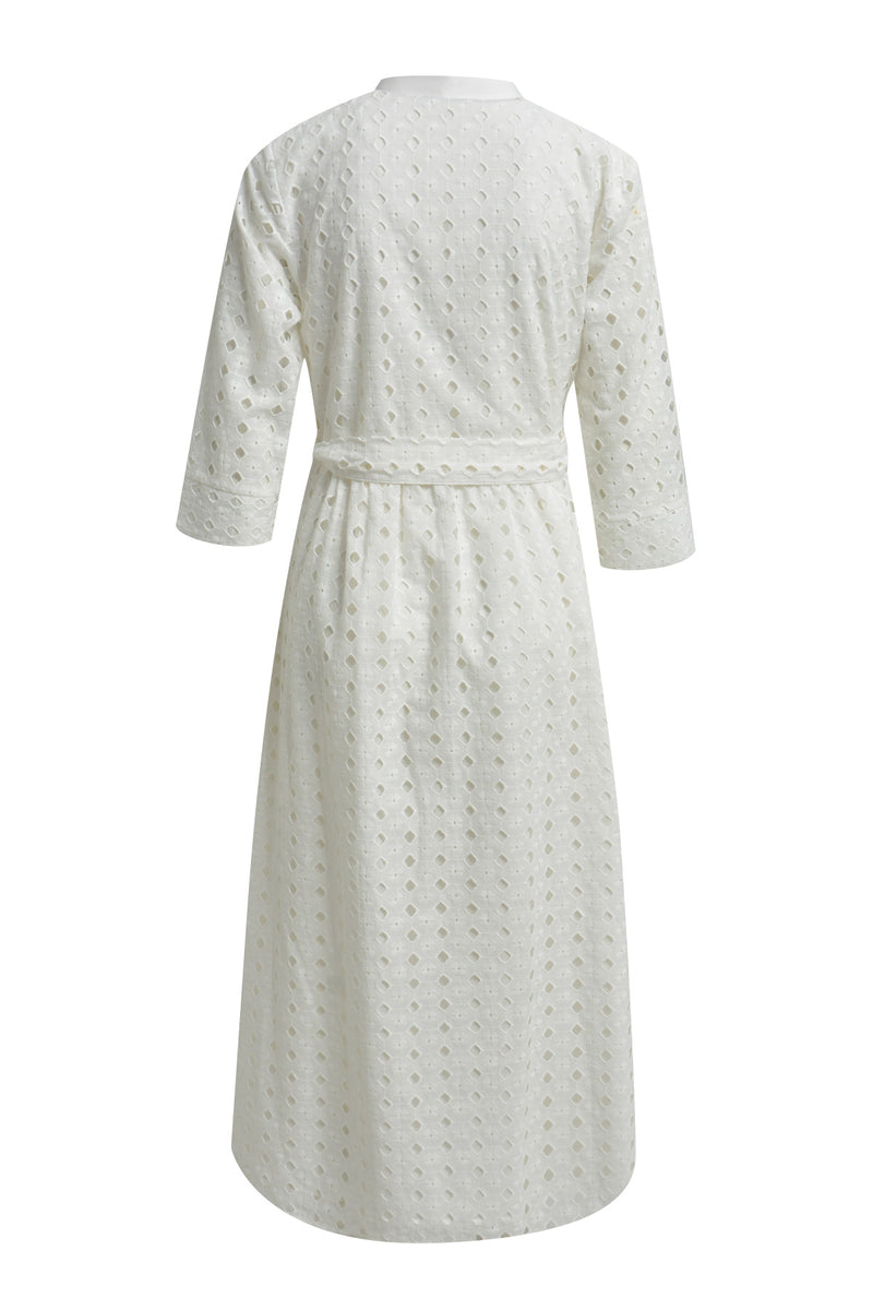 Milano Kleid mit Lochstickerei