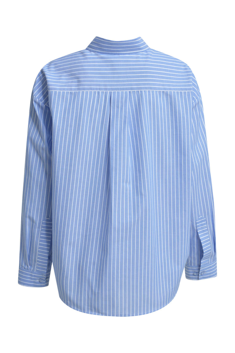 Milano Hemdbluse light blue print