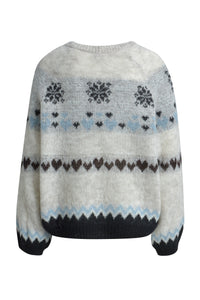 Milano Cardigan/Strickjacke cream print