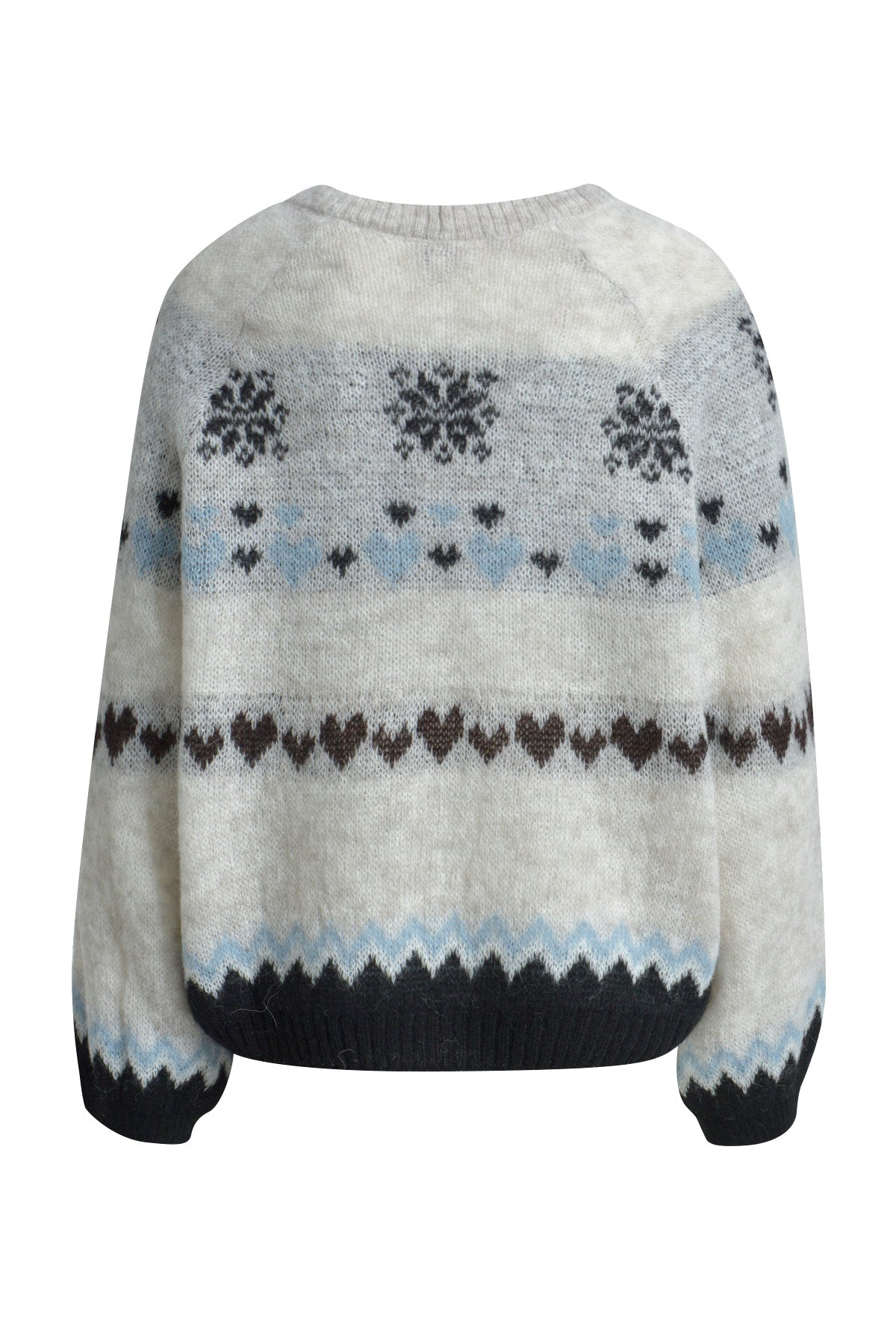 Milano Cardigan/Strickjacke cream print