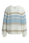 Milano Strickpullover cornflower print