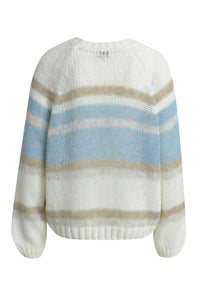 Milano Strickpullover cornflower print