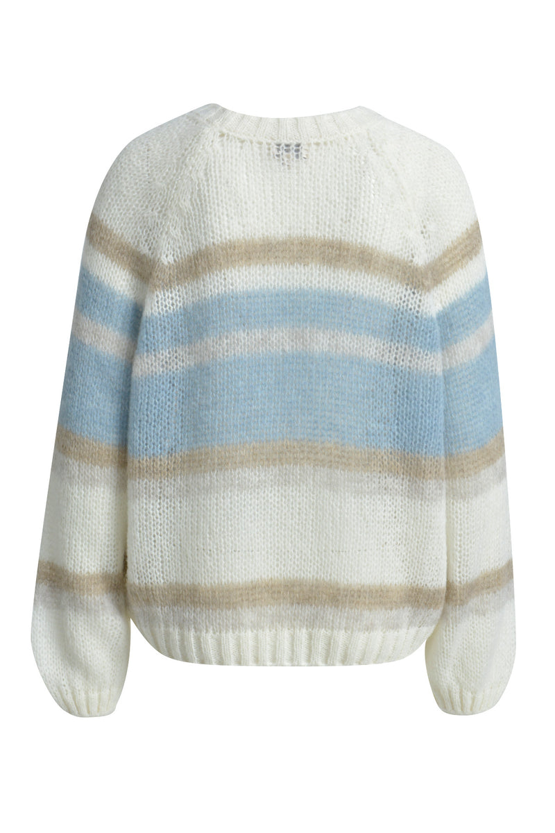 Milano Strickpullover cornflower print