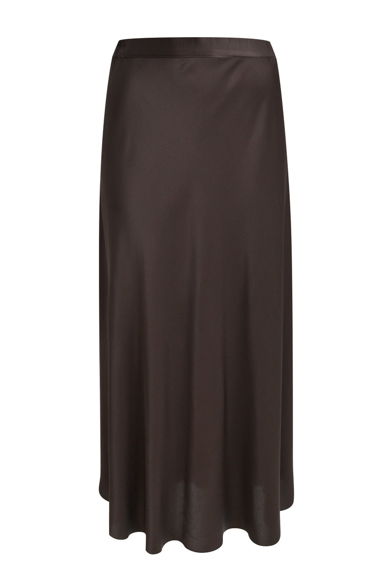 Milano Rock, bocca, Stretchbund, Midilänge, braun, dunkelbraun