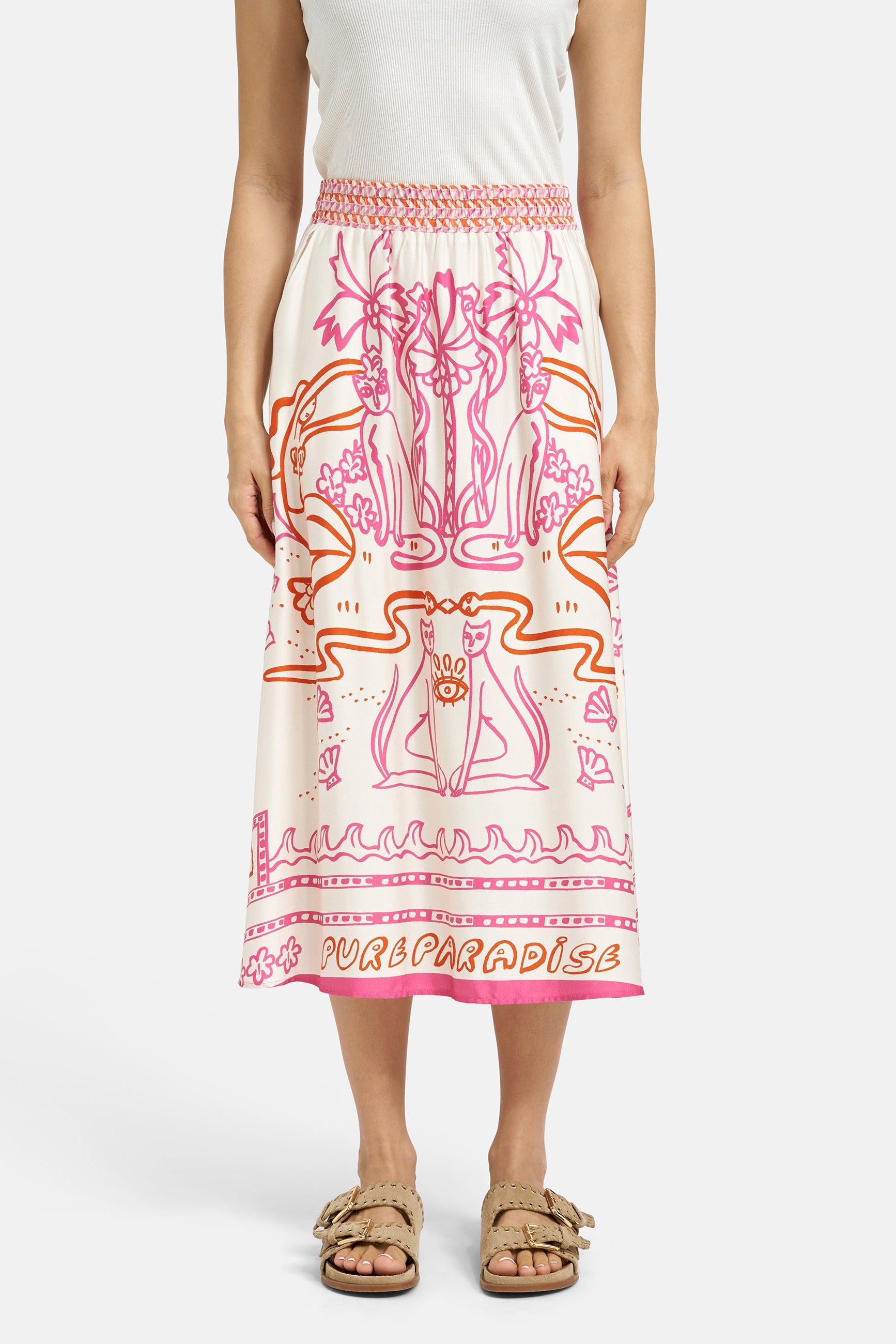 Milano Sommerrock pearl print
