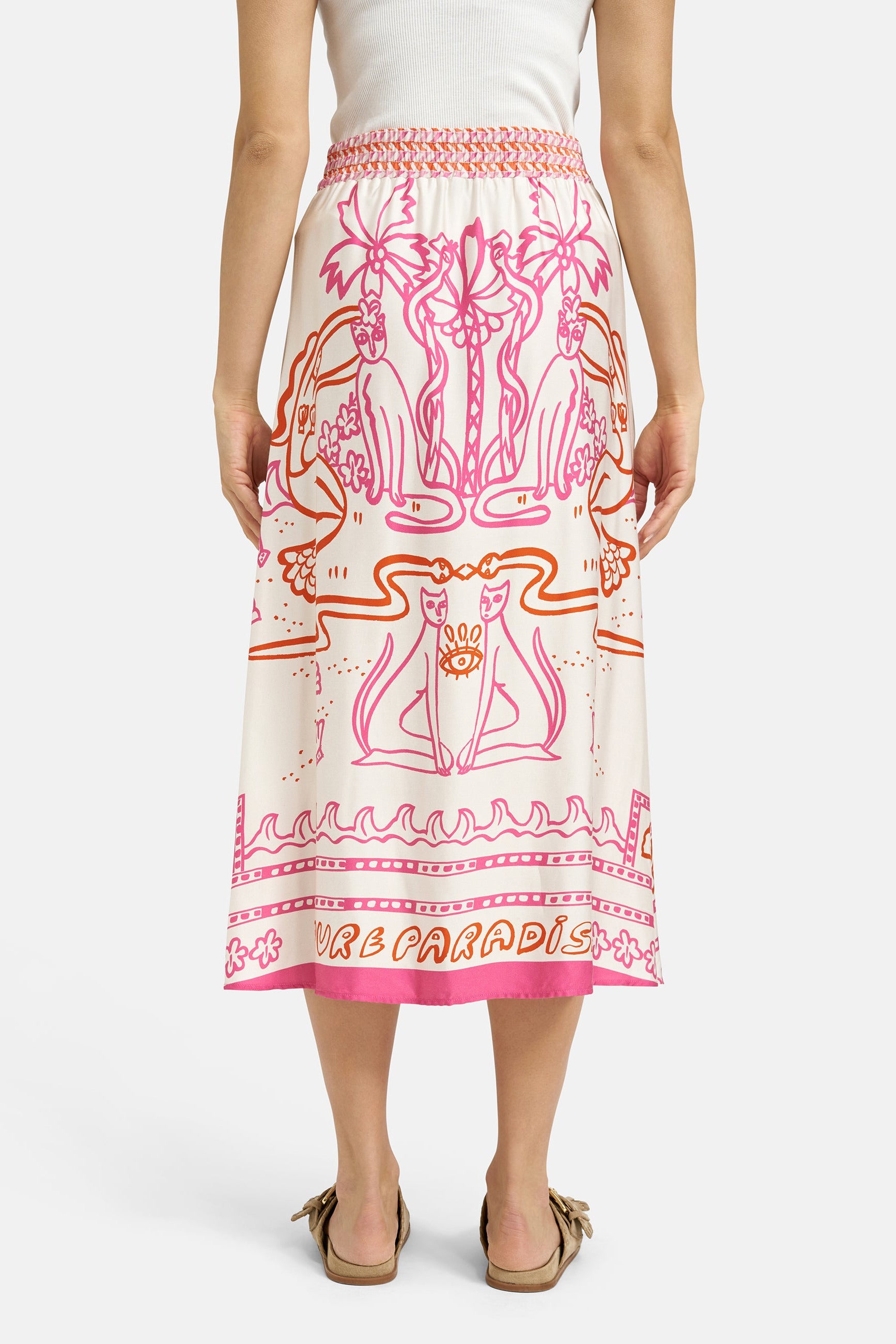Milano Sommerrock pearl print