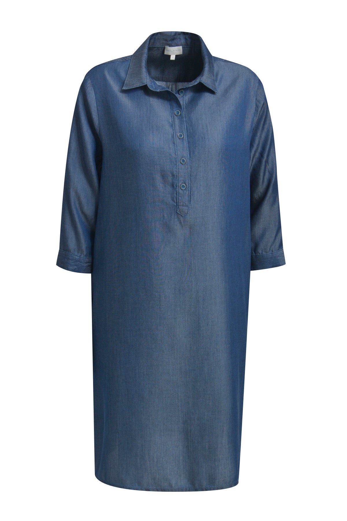 Milano Hemdblusenkleid dark denim