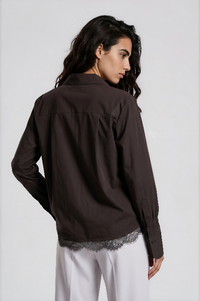 Milano Bluse mocca