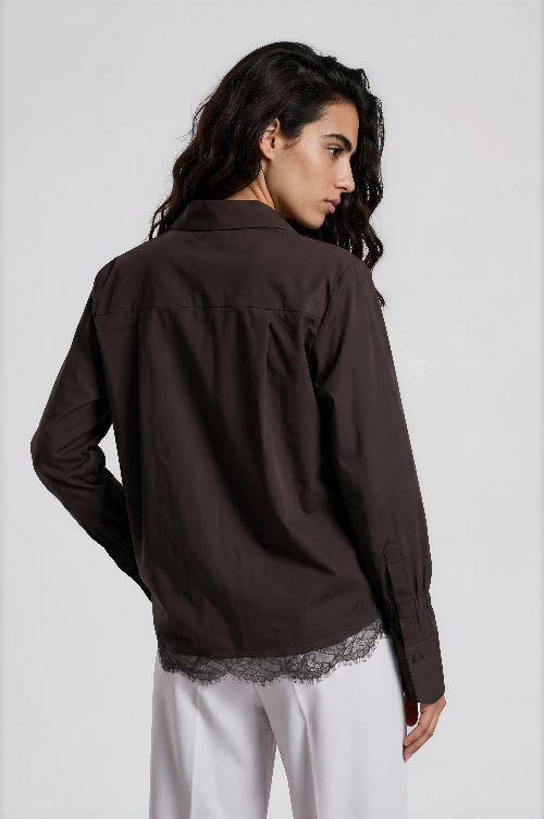 Milano Bluse mocca