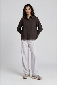 Milano Bluse mocca