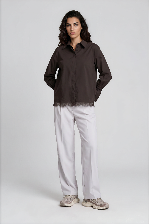Milano Bluse mocca
