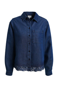 Milano Hemdbluse dark denim