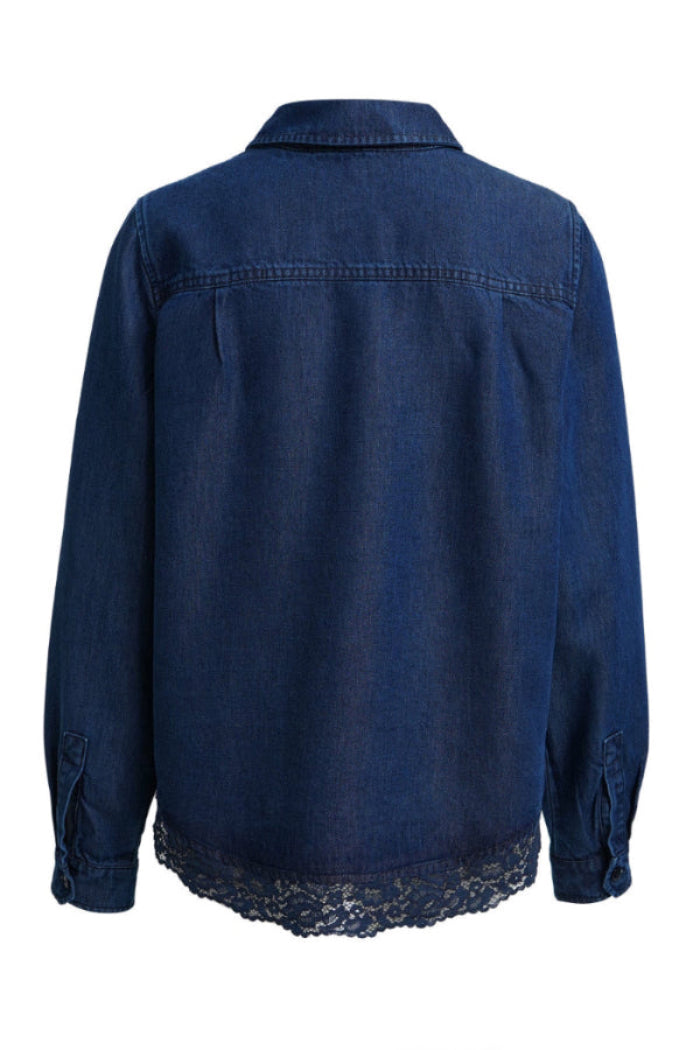 Milano Hemdbluse dark denim