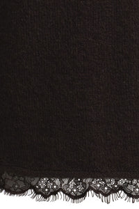Milano Pullover mit Spitze mocca