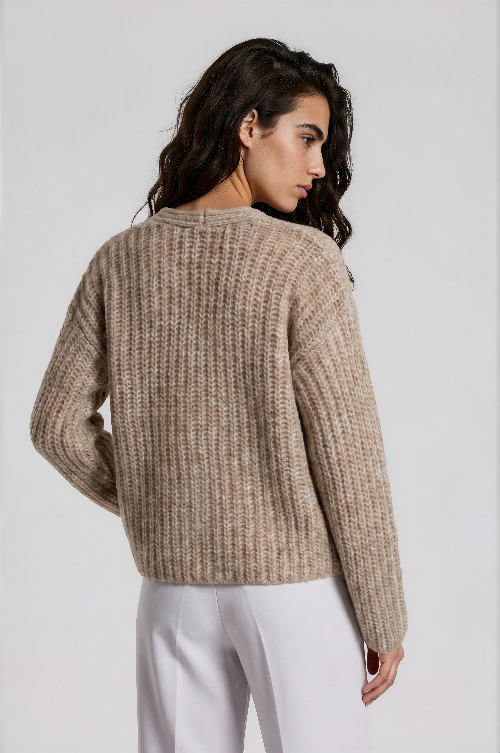 Milano Strickjacke/Cardigan sand