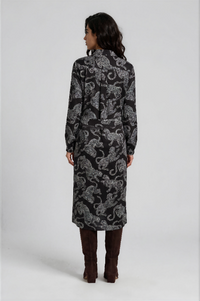 Milano Kleid mocca print