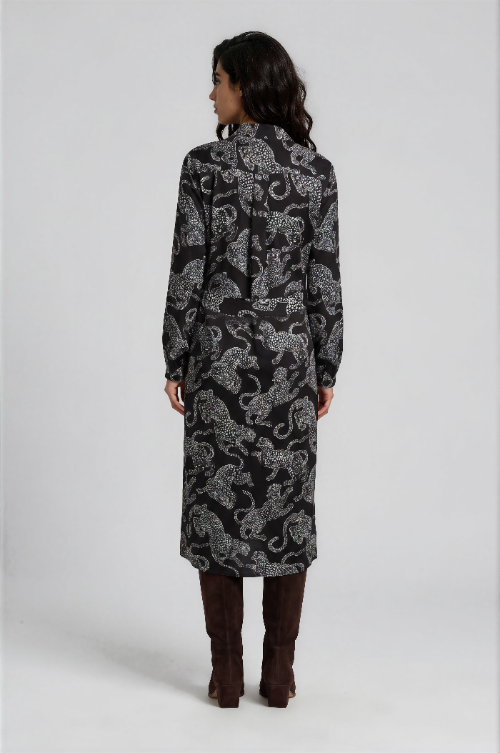 Milano Kleid mocca print