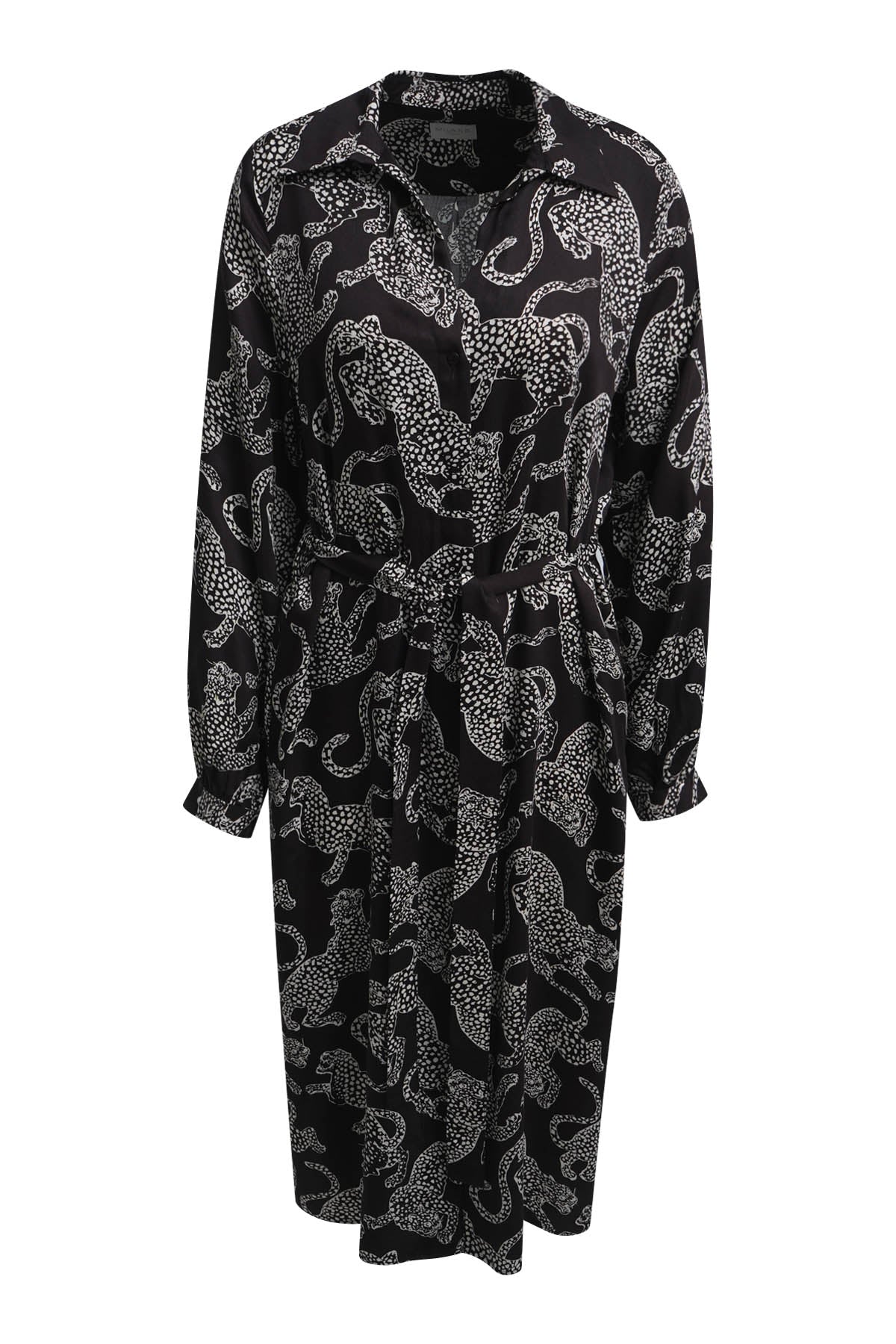 Milano Kleid mocca print