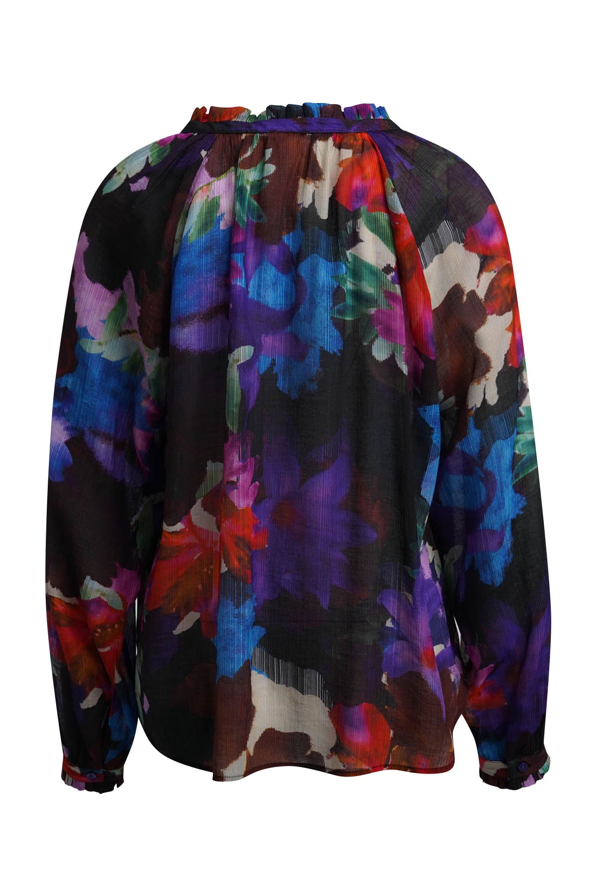 Milano Bluse purple print