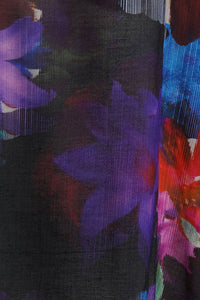 Milano Bluse purple print