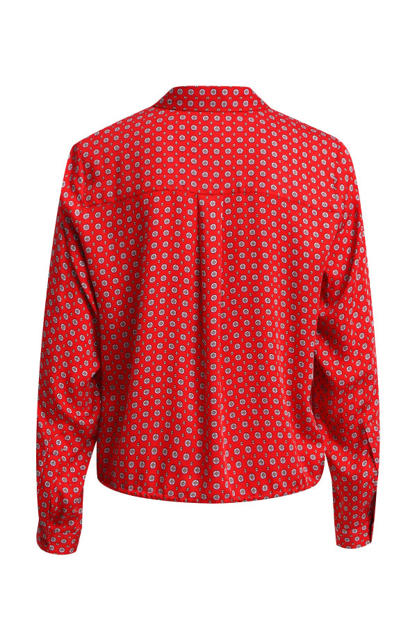 Milano Bluse cropped chili print