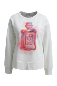Milano Sweatshirt mit Print offwhite