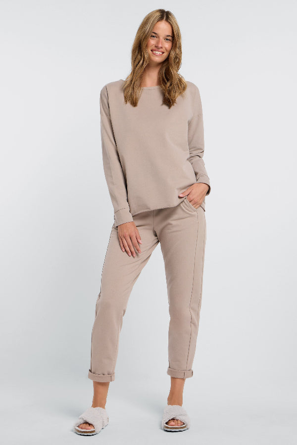 Elbsand Jogginghose Brinja silver sand, Joggpants, beige, Loungewear