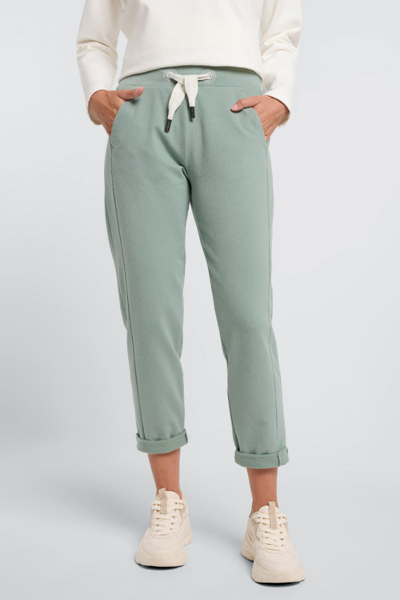 Elbsand Jogginghose Brinja soft sage, Joggpants, minigrün, Loungewear
