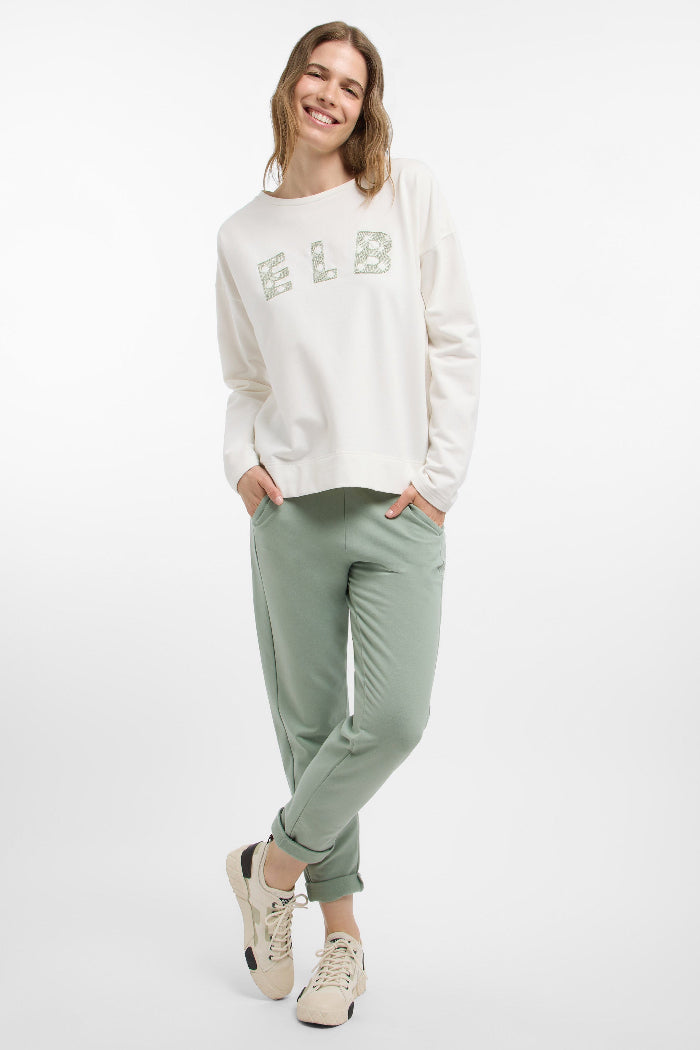 Elbsand Jogginghose Brinja silt green, grün, mint, unifarben, Joggpants