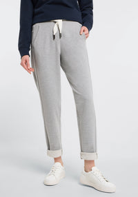 Elbsand Jogginghose Brinja cool heather grey, hellgrau, Hose, Joggpants, Damen