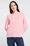 Elbsand Longsleeve Tira shell pink melange, rosa,  Shirt, Langarmshirt, Damen