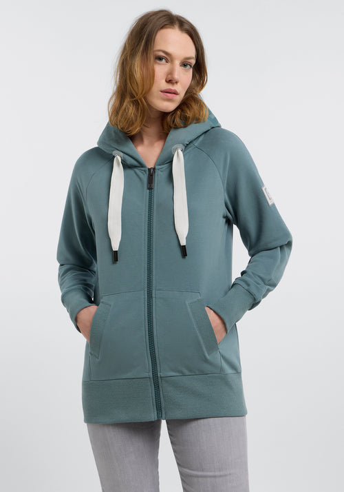 Elbsand Women Hoodie Jacket Kelda, baltic sea