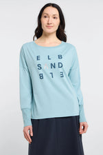 Elbsand Longsleeve Ingiara cameo, hellblau, Sweater, Pullover, Rundhalsausschnitt, Damen 