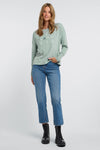 Elbsand Longsleeve Ingiara soft sage, minigrün, Langarmhirt