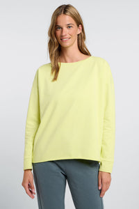 Elbsand Sweatshirt Riane sunny lime