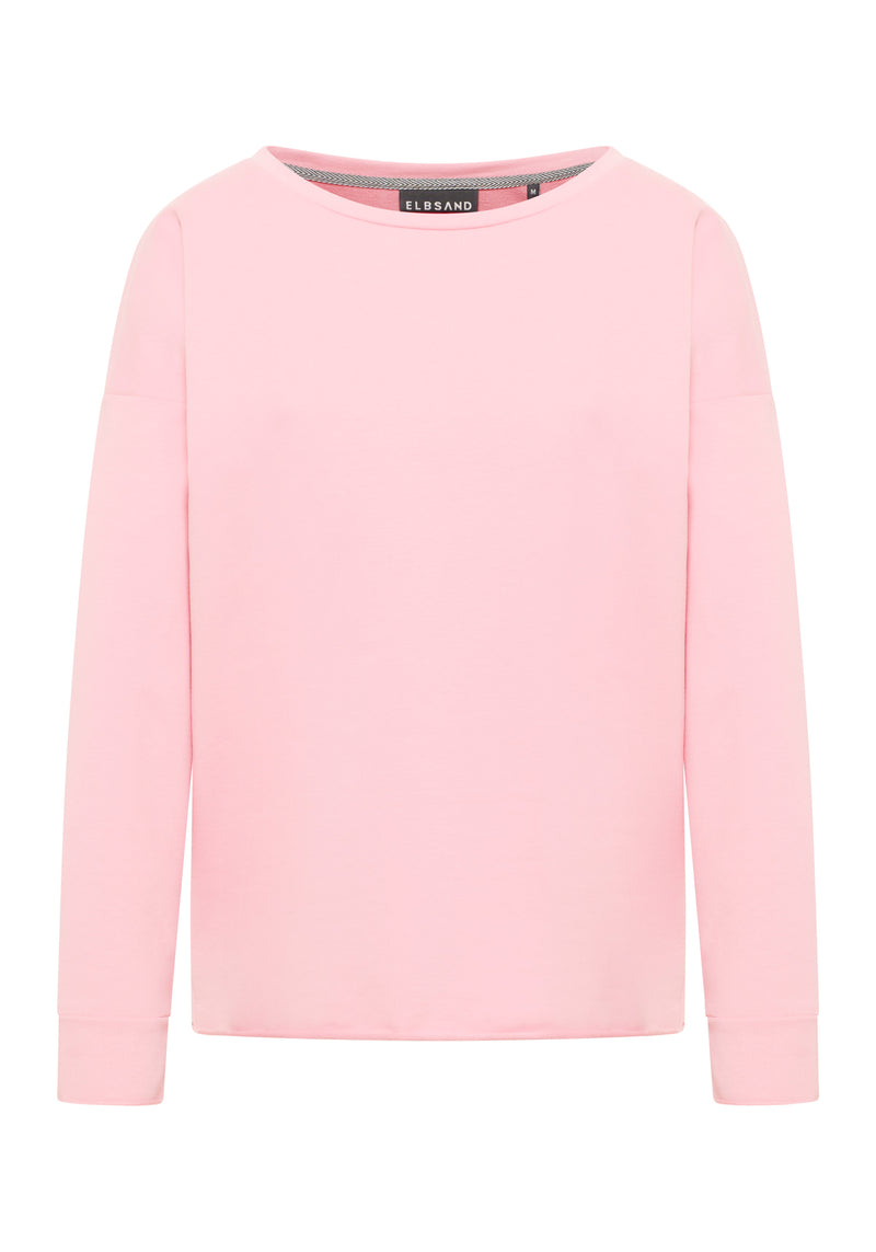 Elbsand Sweatshirt Riane shell pink, rosa, Sweater, Pullover, Damen, Rundhalsausschnitt