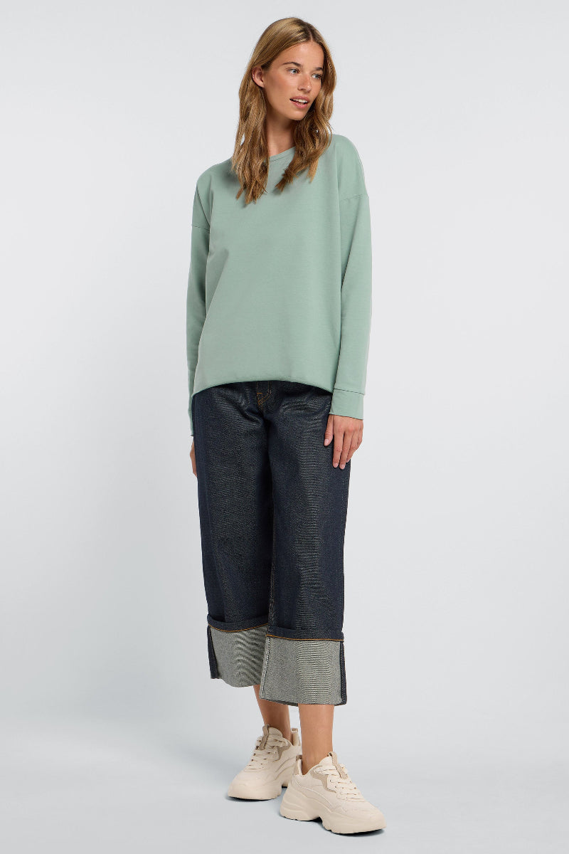 Elbsand Sweatshirt Riane soft sage, minigrün, Sweater