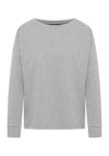 Elbsand Sweatshirt Riane cool heather grey, hellgrau, Sweater, Pullover, Rundhalsausschnitt, Damen