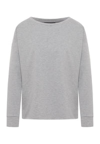 Elbsand Sweatshirt Riane cool heather grey, hellgrau, Sweater, Pullover, Rundhalsausschnitt, Damen