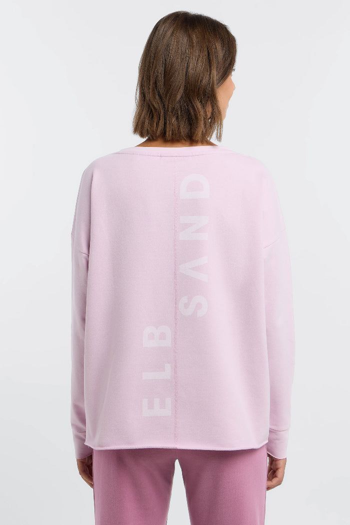 Elbsand Sweatshirt Riane pink chalk