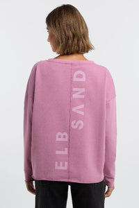 Elbsand Sweatshirt Riane mauve