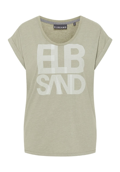 Elbsand T-Shirt Eldis khaki melange