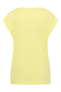 Elbsand T-Shirt Eldis bright yellow melange