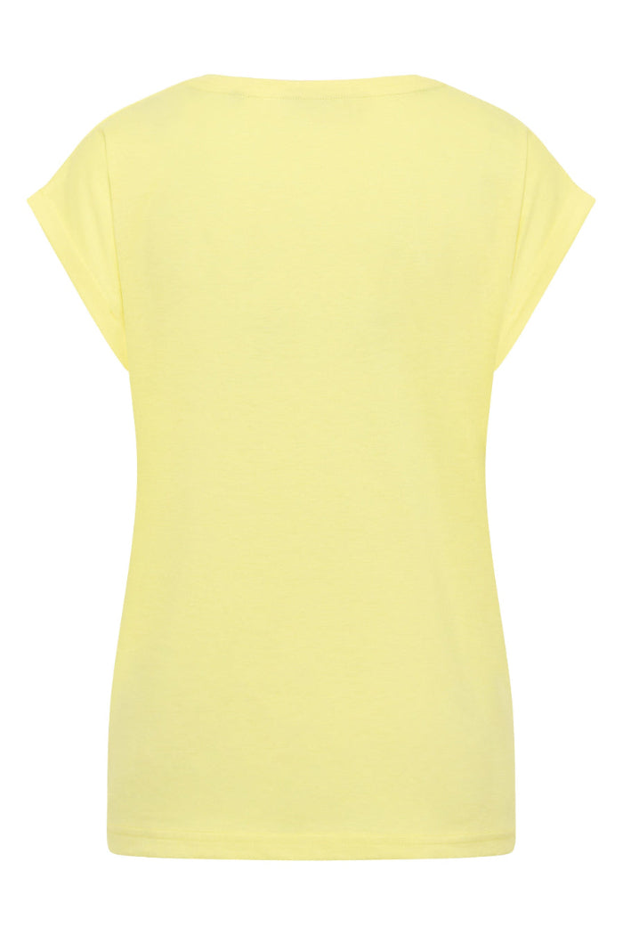 Elbsand T-Shirt Eldis bright yellow melange