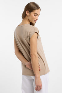 Elbsand T-Shirt Eldis camel melange