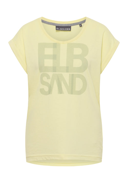 T- Shirt von Elbsand in der Farbe citron